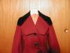Click to view larger image of Wool Burgandy Betty Rose Coat (Image3)