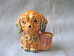 Click here to enlarge image and see more about item 2927: Norleans Sad Puppy Toothpick Holder
