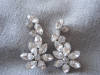 Click to view larger image of White Rhinestone Earrings (Image2)