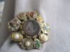 Click to view larger image of Goldette Cameo and Stone Brooch (Image2)