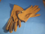 Stetson Brown Trimmed Gloves