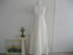 1970 Empire Waist Wedding Dress