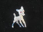 Rhinestone Deer Pin