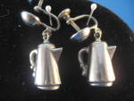 Coffee Pot Earrings