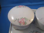Click to view larger image of Nippon Ceramic Powder Jar and Hair Reciver with Tray (Image2)