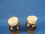 Click to view larger image of Black Americana Wooden Salt and Pepper Shakers (Image2)