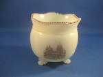 Click to view larger image of Mormon Temple Vaseline Glass Sugar Bowl (Image3)