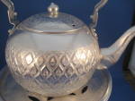 Click to view larger image of Basket Brand Tea Pot and Base (Image2)