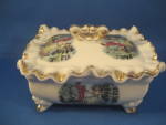 Edwardian Scene Ceramic Box