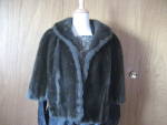 Click here to enlarge image and see more about item 6753: Faux Fur Shawl