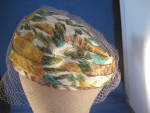 Click to view larger image of Metallic Flower Hat (Image2)