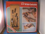 Click here to enlarge image and see more about item 7459: Vintage Wild Cattails Wall Hanging Kit
