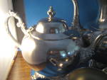 Click to view larger image of William Rogers Silver Tea and Coffee Set (Image3)