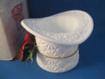 Click to view larger image of Milk Glass Top Hat Candle  (Image2)