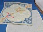 Click here to enlarge image and see more about item 8436AC: Two Linen Handkerchief