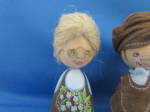 Click to view larger image of Wooden Hand Painted Couple by Barbro Bjoenberg (Image2)