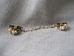 Pearls and Rhinestones Sweater Clip