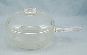 Flamex, Individual Casserole, Small Glass Panwith Handle & Lid