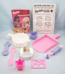 Click here to enlarge image and see more about item 563TE: Mattel, Barbie 1992 Party Bake Oven Accessories