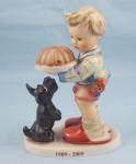 Click here to enlarge image and see more about item TE3449: Hummel, Goebel “Begging His Share” TMK8 Limited Edition, 96th Birthday, NIB