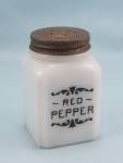 Click here to enlarge image and see more about item TE6229: Red Pepper - Dove Spice Jar– Frank Tea & Spice Co.