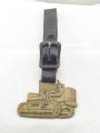Click here to enlarge image and see more about item 103389: VINTAGE ALLIS-CHALMERS MISSOURI TRACTOR LARGE MACHINERY WATCH FOB 