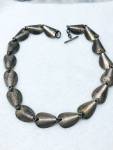 Click to view larger image of VINTAGE N E FROM DENMARK MODERN STERLING SILVER CHOKER NECKLACE (Image3)