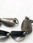 Click to view larger image of VINTAGE N E FROM DENMARK MODERN STERLING SILVER CHOKER NECKLACE (Image8)