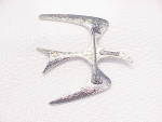 Click to view larger image of VINTAGE SARAH COVENTRY SILVER TONE FLYING BIRD BROOCH (Image2)