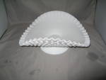 Click to view larger image of FENTON MILK GLASS HOBNAIL LOW BANANA BOWL  (Image2)
