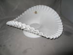 Click to view larger image of FENTON MILK GLASS HOBNAIL LOW BANANA BOWL  (Image3)