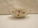 Click to view larger image of HALL AUTUMN LEAF JEWEL T CREAM SOUP BOWL  (Image4)