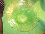 Click to view larger image of GREEN MAYFAIR SCALLOPED FRUIT / HAT BOWL (Image4)