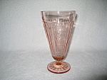 Click here to enlarge image and see more about item CA3338: PINK MAYFAIR LARGE FOOTED ICE TEA TUMBLER