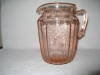 Click to view larger image of PINK MAYFAIR DEPRESSION LARGE  PITCHER (Image2)