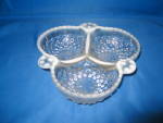 Click to view larger image of MOONSTONE CLOVERLEAF 3 SECTION BOWL (Image3)