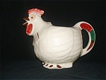 Click here to enlarge image and see more about item G931: SHAWNEE CHARLICLEER ROOSTER BREAKFAST PITCHER