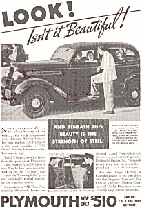 Plymouth  Isn t It Beautiful Ad ad0066 1935 (Image1)