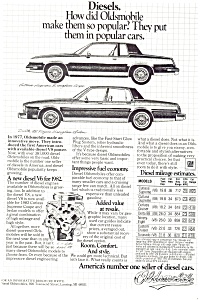 1982 Oldsmobile Diesel Engine Ad Ad0186