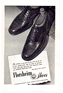 Florsheim Wing Tip Shoe Ad Auc093512