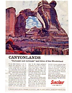 Sinclair Oil Canyonlands Angel Arch Ad auc3411 (Image1)