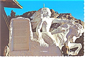 Crazy Horse Model And Sculptor Sd Postcard Cs0161