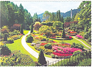 Butchart Gardens Victoria BC Canada Postcard cs0722 (Image1)