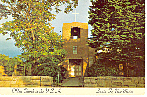 Santa Fe NM Oldest Church in USA cs0872 (Image1)