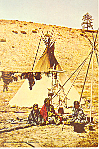 1896 Native American Photo Postcard cs0977 (Image1)