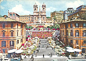 Rome Italy Platz des Spanniens Trinita dei Monti cs10406 (Image1)