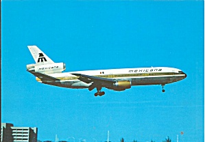 Mexicana DC-10-15 postcard cs10545 (Image1)