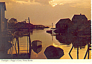Peggy s Cove Nova Scotia Canada Postcard cs1071 (Image1)