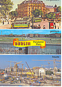 Potsdamer Platz Berlin Germany Postcard Cs1106
