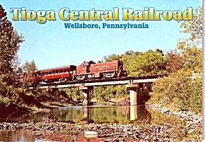 Wellsboro Pa Tioga Central Railroad Excursion Train Cs11944